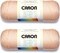 (Pack of 2) Caron Simply Soft Solids Yarn-Light Country Peach